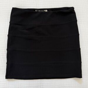 NWT Guess black mini skirt